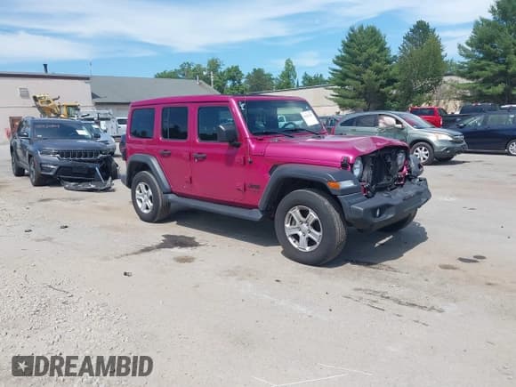 ✅ 2021 Jeep Wrangler Unlimited Willys • VIN: 1C4HJXDN1MW855355 • Lot: 42627107. Wystawiony na IAAI z przebiegiem 80 315 mil. Bezpłatny archiwum sprzedaży aukcyjnych z USA i szczegółowy raport historii pojazdu na DreamBid. Zdjęcie 1.