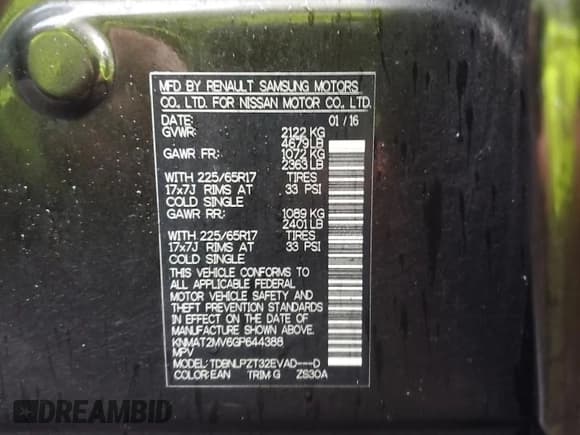 ✅ 2016 Nissan Rogue S • VIN: KNMAT2MV6GP644388 • Лот: 92355655. Опубликован ранее на Copart с пробегом 96 007 миль. Бесплатный доступ к архиву аукционных продаж из США и подробный отчёт об истории автомобиля на DreamBid. Изображение 12.