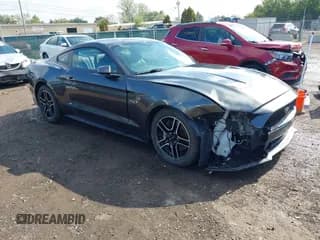 ✅ 2019 Ford Mustang GT • VIN: 1FA6P8CF1K5185238 • Lot: 43293084. Listed on IAAI with 54,007 mi. Free auction sales archive from the USA and detailed vehicle history report at DreamBid. Image 1.