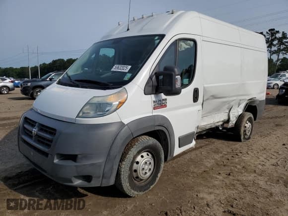 ✅ 2014 Ram ProMaster Cargo • VIN: 3C6TRVCG2EE122647 • Lot: 58632025. Wystawiony na Copart z przebiegiem 103 558 mil. Bezpłatny archiwum sprzedaży aukcyjnych z USA i szczegółowy raport historii pojazdu na DreamBid. Zdjęcie 1.
