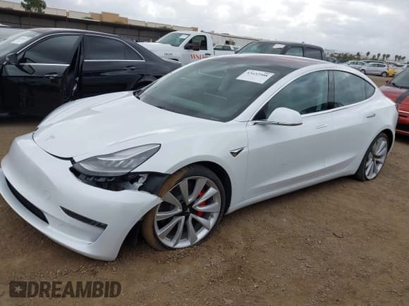 ✅ 2018 Tesla Model 3 Long Range Battery • VIN: 5YJ3E1EB1JF148465 • Lot: 43432908. Listed on IAAI with 40,680 mi. Free auction sales archive from the USA and detailed vehicle history report at DreamBid. Image 2.