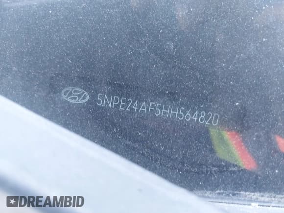 ✅ 2017 Hyundai Sonata 2.4L • VIN: 5NPE24AF5HH564820 • Лот: 43148636. Опубликован ранее на IAAI с пробегом Не указан. Бесплатный доступ к архиву аукционных продаж из США и подробный отчёт об истории автомобиля на DreamBid. Изображение 9.