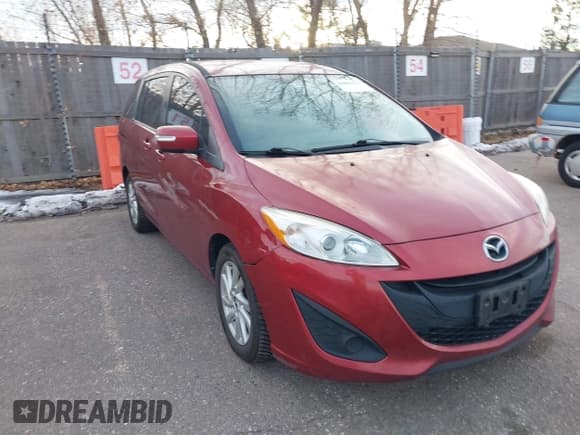 ✅ 2015 Mazda 5 Sport • VIN: JM1CW2BL7F0190175 • Lot: 43881270. Listed on IAAI with 145,214 mi. Free auction sales archive from the USA and detailed vehicle history report at DreamBid. Image 1.