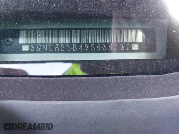 ✅ 2009 Chevrolet HHR 1LT • VIN: 3GNCA23B49S636131 • Lot: 42026492. Listed on IAAI with 150,904 mi. Free auction sales archive from the USA and detailed vehicle history report at DreamBid. Image 9.