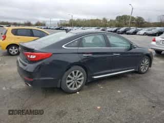 ✅ 2016 Hyundai Sonata Sport • VIN: 5NPE34AF9GH267125 • Лот: 89661705. Опубликован ранее на Copart с пробегом 147 304 миль. Бесплатный доступ к архиву аукционных продаж из США и подробный отчёт об истории автомобиля на DreamBid. Изображение 3.