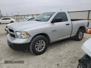 2016 Ram 1500 Express z VIN 3C6JR6AG3GG331323, wystawiony jako Copart lot #42746655 z przebiegiem 110 604 mil mil oraz Szkoda całkowita • Salvage title. Historia ofert i sprzedaży dostępna na DreamBid. Obrazek 1.