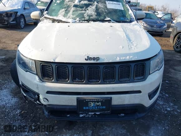 2020 Jeep Compass Latitude с VIN 3C4NJDBB8LT157310, выставлен на аукционе IAAI как лот 41410188 с пробегом Не указан миль и . История ставок и продаж доступна на DreamBid. Изображение 12.