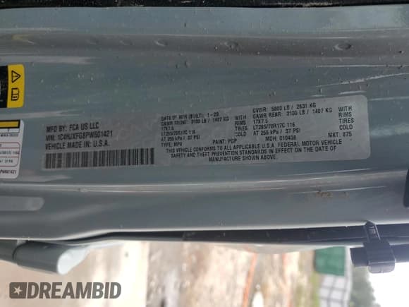 ✅ 2023 Jeep Wrangler Rubicon • VIN: 1C4HJXFG8PW601421 • Lot: 55970475. Listed on Copart with 46,743 mi. Free auction sales archive from the USA and detailed vehicle history report at DreamBid. Image 13.