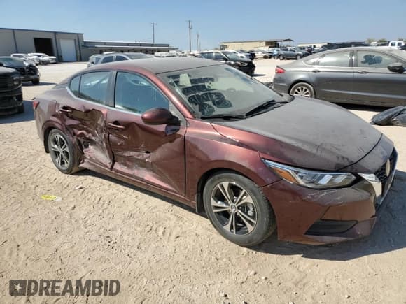 ✅ 2022 Nissan Sentra SV • VIN: 3N1AB8CV5NY299618 • Lot: 86827235. Listed on Copart with 55,275 mi. Free auction sales archive from the USA and detailed vehicle history report at DreamBid. Image 4.