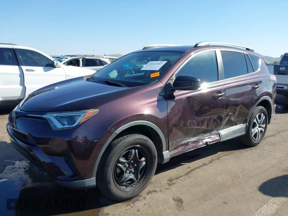 ✅ 2018 Toyota RAV4 LE • VIN: 2T3ZFREV2JW513326 • Lot: 43642263. Listed on IAAI with 72,790 mi. Free auction sales archive from the USA and detailed vehicle history report at DreamBid. Image 2.