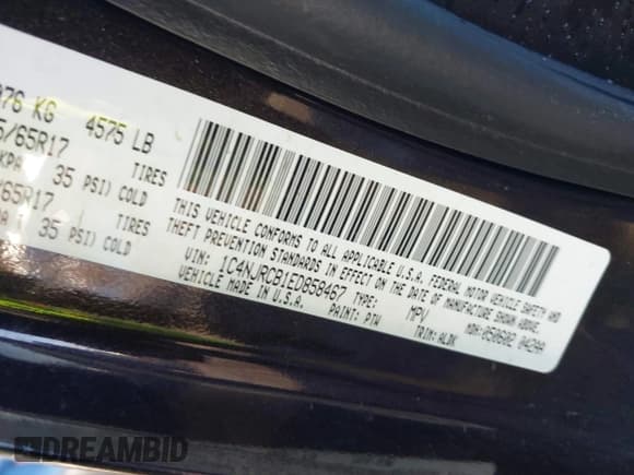 ✅ 2014 Jeep Patriot Limited • VIN: 1C4NJRCB1ED858467 • Лот: 43801835. Опубликован ранее на IAAI с пробегом 108 283 миль. Бесплатный доступ к архиву аукционных продаж из США и подробный отчёт об истории автомобиля на DreamBid. Изображение 9.