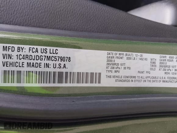 ✅ 2021 Dodge Durango GT Plus • VIN: 1C4RDJDG7MC579078 • Lot: 42890758. Wystawiony na IAAI z przebiegiem 91 881 mil. Bezpłatny archiwum sprzedaży aukcyjnych z USA i szczegółowy raport historii pojazdu na DreamBid. Zdjęcie 9.