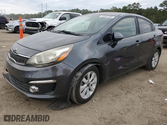 ✅ 2016 Kia Rio EX • VIN: KNADN4A3XG6626677 • Лот: 90652285. Опубликован ранее на Copart с пробегом 107 020 миль. Бесплатный доступ к архиву аукционных продаж из США и подробный отчёт об истории автомобиля на DreamBid. Изображение 1.