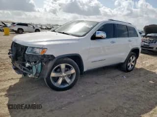 ✅ 2014 Jeep Grand Cherokee Limited • VIN: 1C4RJEBT9EC400752 • Lot: 57977005. Listed on Copart with 121,031 mi. Free auction sales archive from the USA and detailed vehicle history report at DreamBid. Image 1.