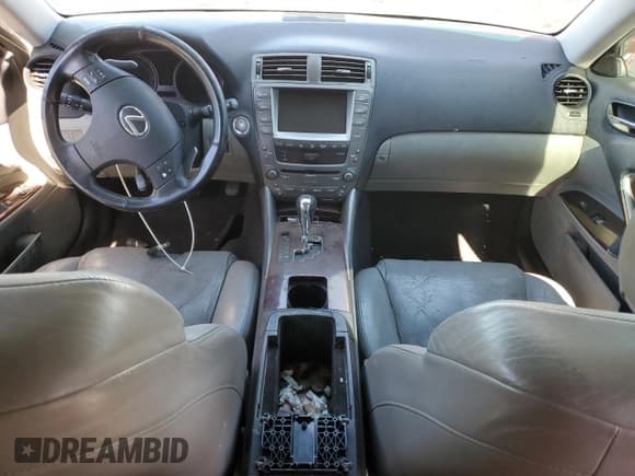✅ 2006 Lexus IS 250 • VIN: JTHCK262065004023 • Lot: 85393595. Listed on Copart with Not provided. Free auction sales archive from the USA and detailed vehicle history report at DreamBid. Image 8.