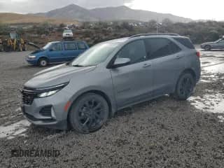 2024 Chevrolet Equinox RS z VIN 3GNAXWEG6RS103364, wystawiony jako Copart lot #72093345 z przebiegiem 13 984 mil mil oraz Szkoda całkowita • Salvage title. Historia ofert i sprzedaży dostępna na DreamBid. Obrazek 1.