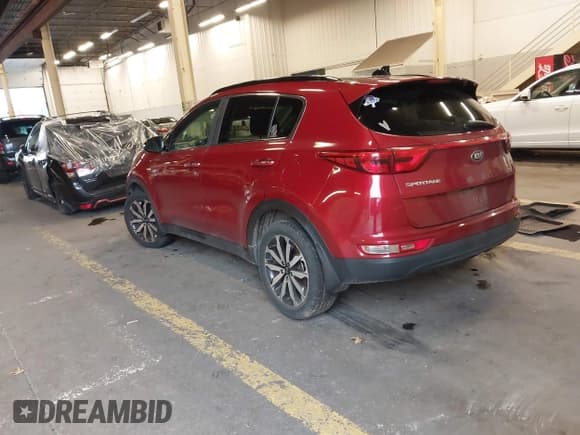 ✅ 2018 Kia Sportage EX • VIN: KNDPNCAC9J7405244 • Lot: 43607499. Listed on IAAI with 96,666 mi. Free auction sales archive from the USA and detailed vehicle history report at DreamBid. Image 3.