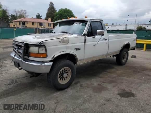 ✅ 1997 Ford F-250 • VIN: 3FTHF26H1VMA08574 • Lot: 61541455. Listed on Copart with Not provided. Free auction sales archive from the USA and detailed vehicle history report at DreamBid. Image 1.