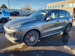 ✅ 2017 Porsche Cayenne GTS • VIN: WP1AD2A22HLA83167 • Lot: 92231845. Listed on Copart with 116,913 mi. Free auction sales archive from the USA and detailed vehicle history report at DreamBid. Image 1.