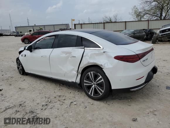 ✅ 2023 Mercedes-Benz EQE 500 • VIN: W1KEG2CB6PF021281 • Lot: 46988834. Wystawiony na Copart z przebiegiem Nie podano. Bezpłatny archiwum sprzedaży aukcyjnych z USA i szczegółowy raport historii pojazdu na DreamBid. Zdjęcie 2.