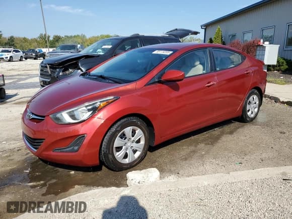 ✅ 2016 Hyundai Elantra SE • VIN: 5NPDH4AE2GH772380 • Lot: 85119205. Listed on Copart with 100,101 mi. Free auction sales archive from the USA and detailed vehicle history report at DreamBid. Image 1.