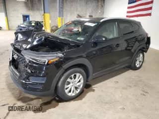 2019 Hyundai Tucson Value with VIN KM8J3CA46KU040203, listed as a Copart auction lot 85547495 with 50,216 mi miles and Salvage title. Bid and sale history available at DreamBid. Image 1.