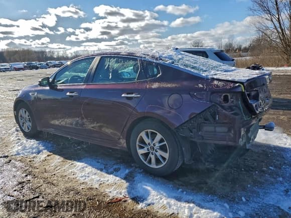 ✅ 2018 Kia Optima S • VIN: 5XXGT4L34JG248951 • Lot: 95611645. Wystawiony na Copart z przebiegiem 86 434 mil. Bezpłatny archiwum sprzedaży aukcyjnych z USA i szczegółowy raport historii pojazdu na DreamBid. Zdjęcie 2.