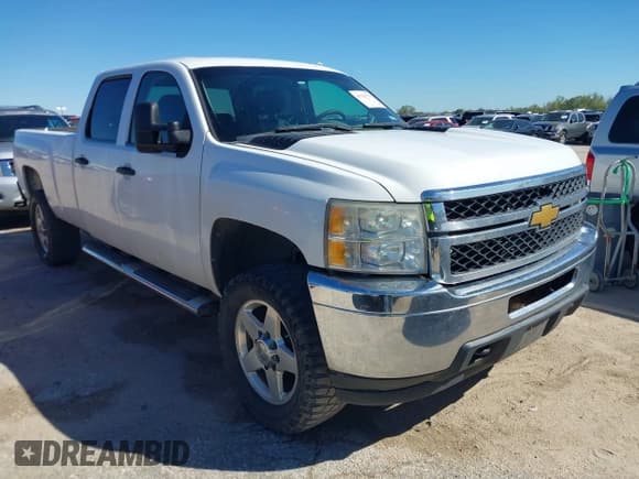 ✅ 2012 Chevrolet Silverado 2500HD Work Truck • VIN: 1GC1CVCGXCF137188 • Lot: 43582378. Listed on IAAI with 192,609 mi. Free auction sales archive from the USA and detailed vehicle history report at DreamBid. Image 1.