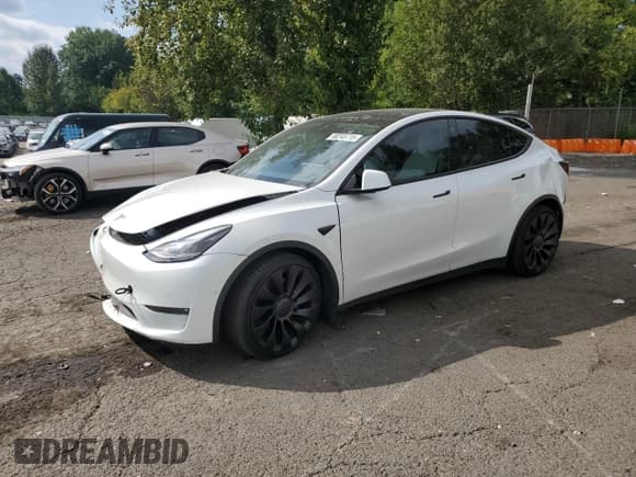 ✅ 2022 Tesla Model Y Performance • VIN: 7SAYGDEF0NF388524 • Lot: 80245715. Listed on Copart with 29,535 mi. Free auction sales archive from the USA and detailed vehicle history report at DreamBid. Image 1.