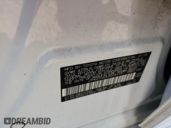 ✅ 2018 Lexus IS 350 • VIN: JTHCZ1D23J5015177 • Lot: 80008804. Listed on Copart with 82,409 mi. Free auction sales archive from the USA and detailed vehicle history report at DreamBid. Image 12.