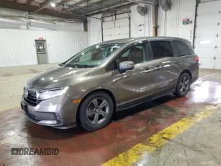 ✅ 2021 Honda Odyssey EX • VIN: 5FNRL6H58MB031960 • Lot: 91054495. Wystawiony na Copart z przebiegiem 118 018 mil. Bezpłatny archiwum sprzedaży aukcyjnych z USA i szczegółowy raport historii pojazdu na DreamBid. Zdjęcie 1.