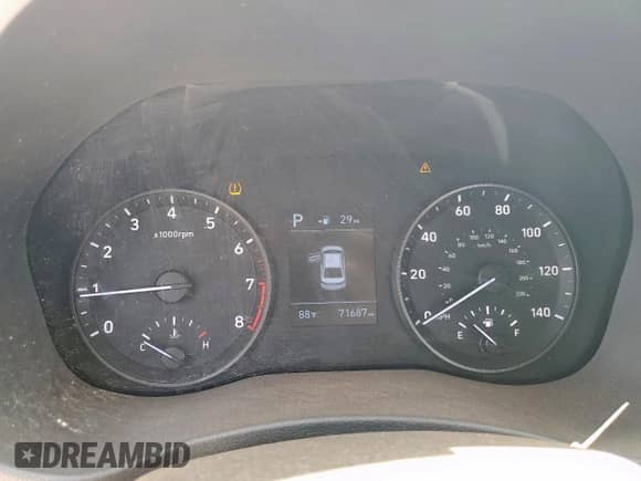 2020 Hyundai Accent Limited z VIN 3KPC34A61LE120724, wystawiony jako Copart lot #60055465 z przebiegiem 71 687 mil mil oraz Czysty tytuł • Clean title. Historia ofert i sprzedaży dostępna na DreamBid. Obrazek 9.