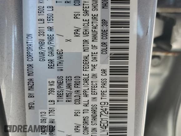 ✅ 2014 Mazda 2 Touring • VIN: JM1DE1LY4E0172419 • Lot: 70060994. Wystawiony na Copart z przebiegiem 133 357 mil. Bezpłatny archiwum sprzedaży aukcyjnych z USA i szczegółowy raport historii pojazdu na DreamBid. Zdjęcie 13.