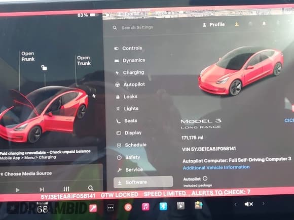 ✅ 2018 Tesla Model 3 Long Range Battery • VIN: 5YJ3E1EA8JF058141 • Lot: 43723782. Listed on IAAI with 171,175 mi. Free auction sales archive from the USA and detailed vehicle history report at DreamBid. Image 17.
