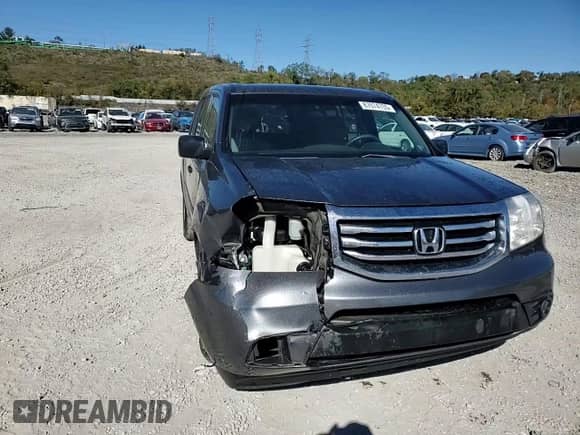 2012 Honda Pilot LX with VIN 5FNYF4H24CB014567, listed as a Copart auction lot 87074735 with 105,021 mi miles and Salvage title. Bid and sale history available at DreamBid. Image 14.