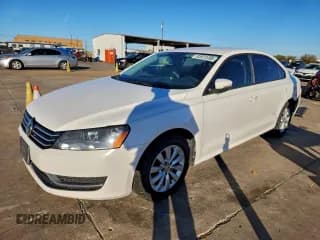 ✅ 2013 Volkswagen Passat S • VIN: 1VWAH7A39DC050041 • Lot: 93972095. Listed on Copart with 365,455 mi. Free auction sales archive from the USA and detailed vehicle history report at DreamBid. Image 1.