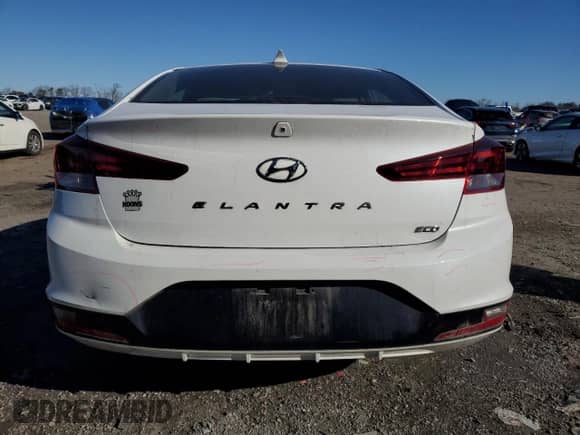 2020 Hyundai Elantra Eco with VIN 5NPD94LA9LH602034, listed as a Copart auction lot 44671575 with 62,557 mi miles and Salvage title. Bid and sale history available at DreamBid. Image 6.