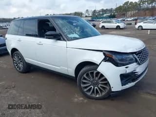 ✅ 2018 Land Rover Range Rover • VIN: SALGS2RE1JA398858 • Lot: 41642119. Listed on IAAI with 83,787 mi. Free auction sales archive from the USA and detailed vehicle history report at DreamBid. Image 1.