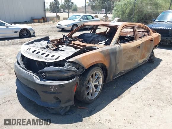 ✅ 2022 Dodge Charger GT • VIN: 2C3CDXHG4NH197595 • Lot: 42851261. Listed on IAAI with Not provided. Free auction sales archive from the USA and detailed vehicle history report at DreamBid. Image 2.