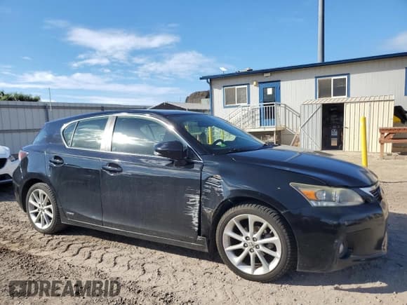 ✅ 2012 Lexus CT 200h Premium • VIN: JTHKD5BH9C2109612 • Lot: 81641215. Listed on Copart with 153,846 mi. Free auction sales archive from the USA and detailed vehicle history report at DreamBid. Image 4.