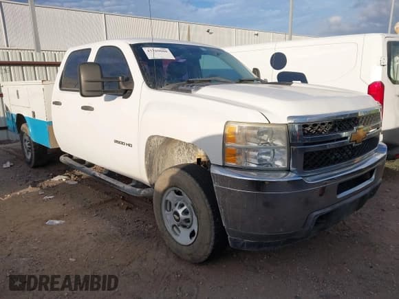 ✅ 2012 Chevrolet Silverado 2500HD Work Truck • VIN: 1GC1CVCG0CF199070 • Lot: 43769088. Listed on IAAI with 130,789 mi. Free auction sales archive from the USA and detailed vehicle history report at DreamBid. Image 1.