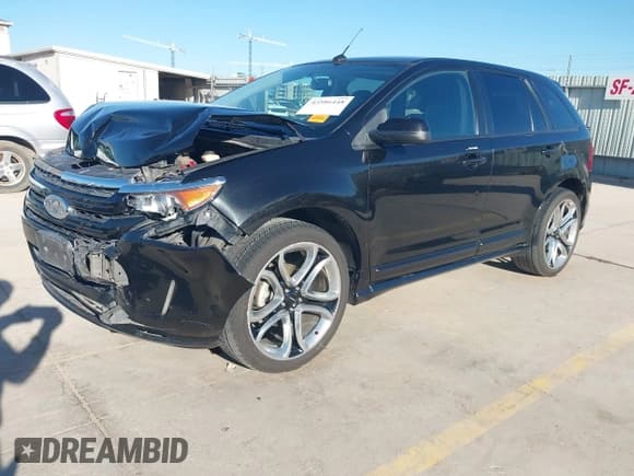 ✅ 2014 Ford Edge Sport • VIN: 2FMDK3AK0EBA62030 • Lot: 43586448. Listed on IAAI with 167,365 mi. Free auction sales archive from the USA and detailed vehicle history report at DreamBid. Image 2.
