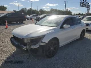 2014 Honda Accord Sport z VIN 1HGCR2F5XEA117959, wystawiony jako Copart lot #85497935 z przebiegiem 187 014 mil mil oraz Szkoda całkowita • Salvage title. Historia ofert i sprzedaży dostępna na DreamBid. Obrazek 1.