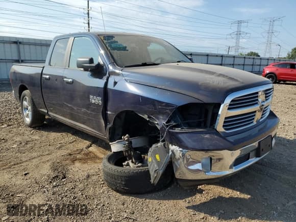 ✅ 2018 Ram 1500 Big Horn • VIN: 1C6RR7GG5JS311087 • Lot: 72022465. Listed on Copart with 126,489 mi. Free auction sales archive from the USA and detailed vehicle history report at DreamBid. Image 4.