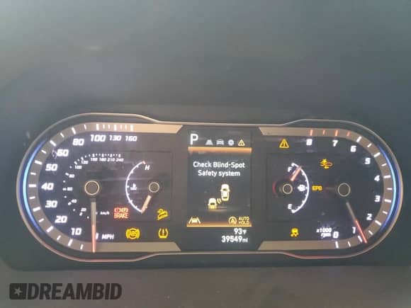 2022 Hyundai Tucson SEL with VIN 5NMJBCAE5NH071941, listed as a Copart auction lot 84589725 with 39,549 mi miles and Salvage title. Bid and sale history available at DreamBid. Image 9.