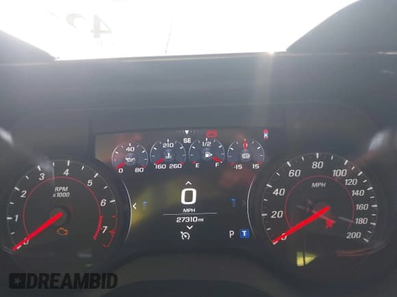 ✅ 2020 Chevrolet Camaro ZL1 • VIN: 1G1FK1R66L0116480 • Lot: 42376947. Listed on IAAI with 27,310 mi. Free auction sales archive from the USA and detailed vehicle history report at DreamBid. Image 7.