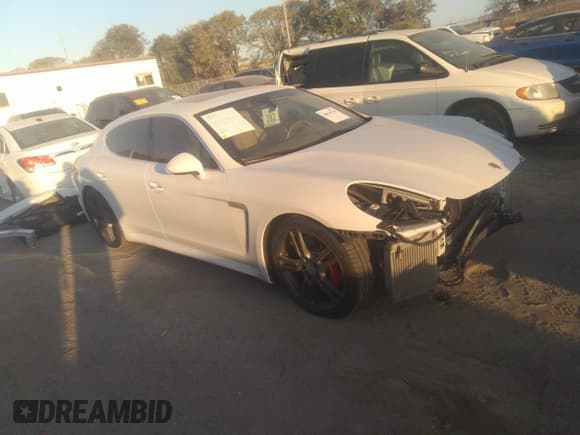 ✅ 2012 Porsche Panamera Turbo • VIN: WP0AC2A79CL090125 • Lot: 40618738. Listed on IAAI with 65,124 mi. Free auction sales archive from the USA and detailed vehicle history report at DreamBid. Image 1.