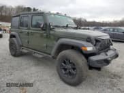 ✅ 2021 Jeep Wrangler Unlimited Willys Sport • VIN: 1C4HJXDN1MW542631 • Lot: 43310975. Listed on Copart with 110,326 mi. Free auction sales archive from the USA and detailed vehicle history report at DreamBid. Image 4.