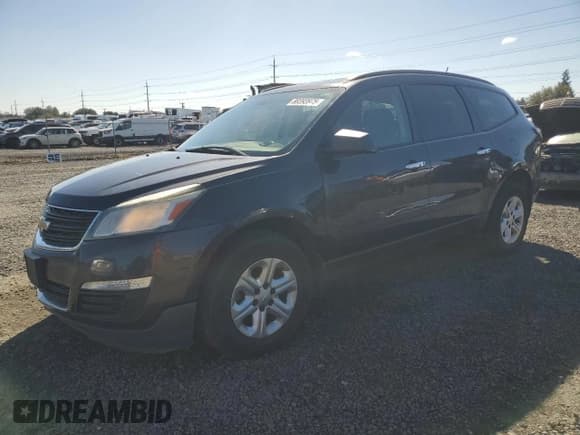 ✅ 2013 Chevrolet Traverse LS • VIN: 1GNKVFED5DJ203756 • Lot: 80393975. Listed on Copart with 168,873 mi. Free auction sales archive from the USA and detailed vehicle history report at DreamBid. Image 1.