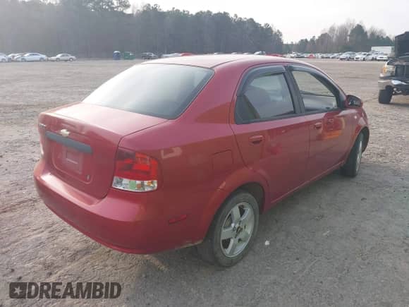 2006 Chevrolet Aveo LT with VIN KL1TG56666B555878, listed as a IAAI auction lot 41779006 with 57,179 mi miles and . Bid and sale history available at DreamBid. Image 4.